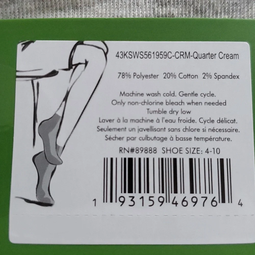 Kate Spade Quarter Socks Set Of 3 NWT Size 4-10